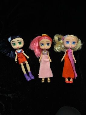 Set of 3 Boxy Girls Dolls